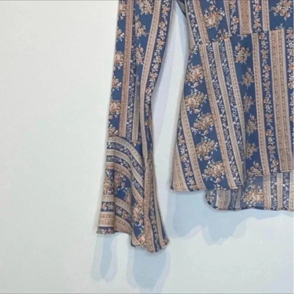 Lulus Womens Love is Enough Floral Wrap Top - Picture 6 of 9